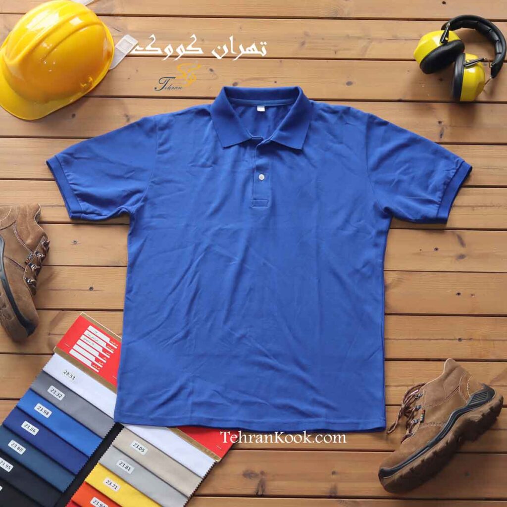 تیشرت کار جودون آبی نفتی تهران کووک