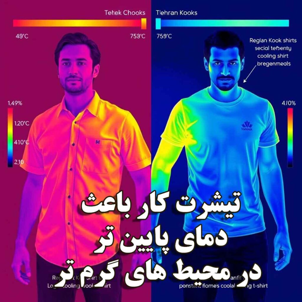 تیشرت کار مناسب محیط های گرم و فصول گرم