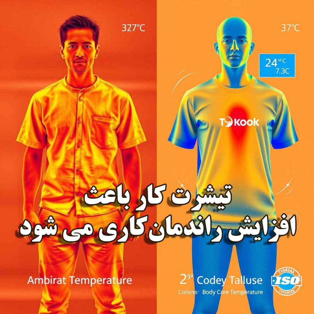 تیشرت کار مناسب فصول گرم تابستان و پاییز
